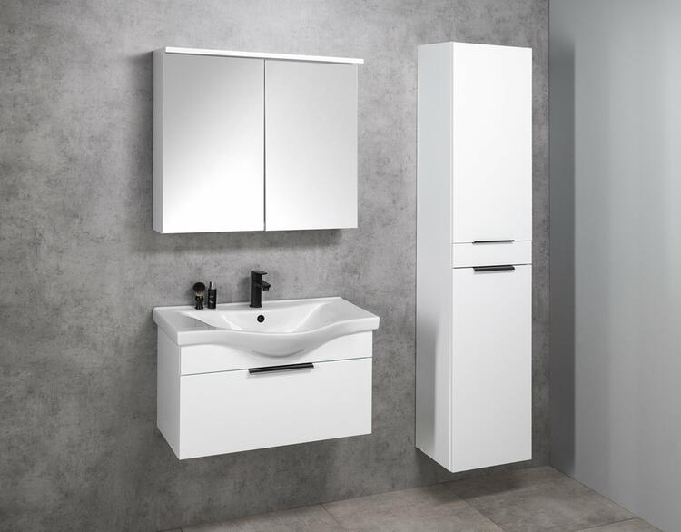 Koupelnová umyvadlová skříňka bílá - Aqualine AKIRA AK255