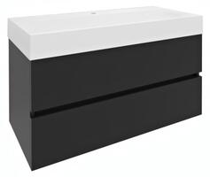 Umyvadlová skříňka 95×50×43,5 cm atracit mat – Sapho ODETTA DT100-3434 | Více - 