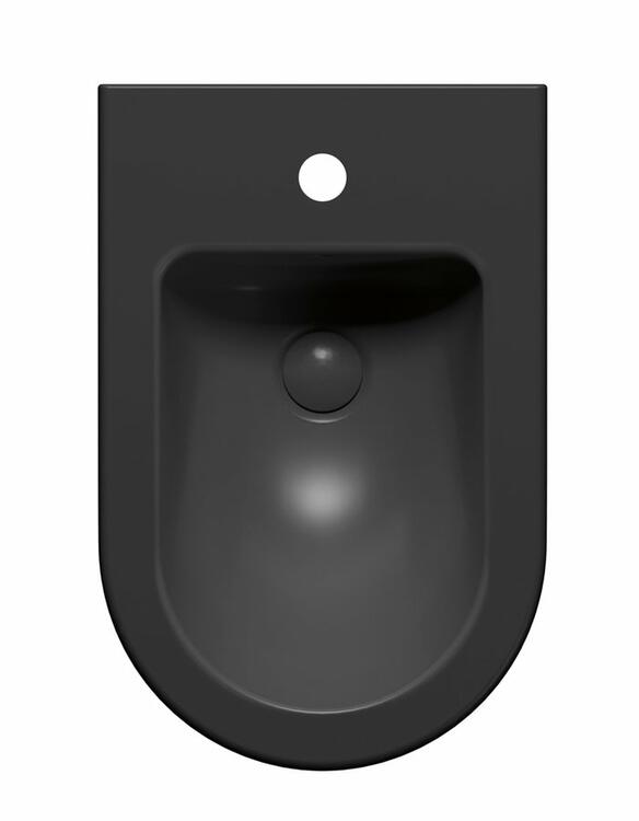 PURA BIG bidet stojící 36x55cm, černá mat
