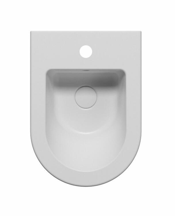 KUBE X bidet závěsný 36x50cm, bílá mat