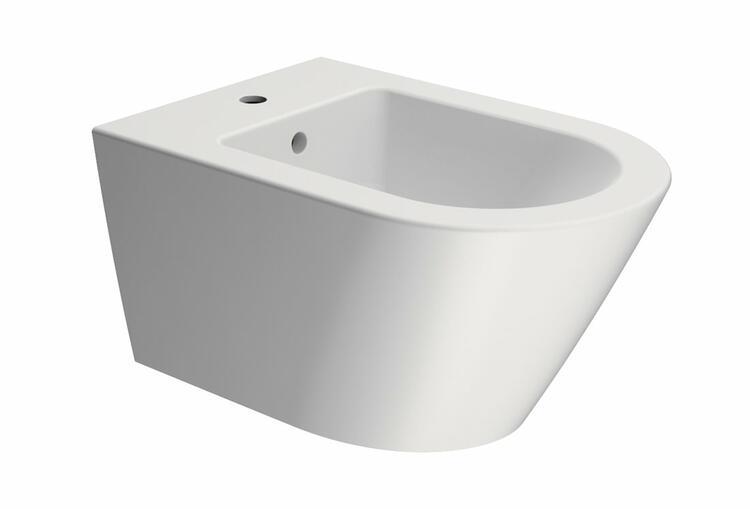 KUBE X bidet závěsný 36x55cm, bílá mat