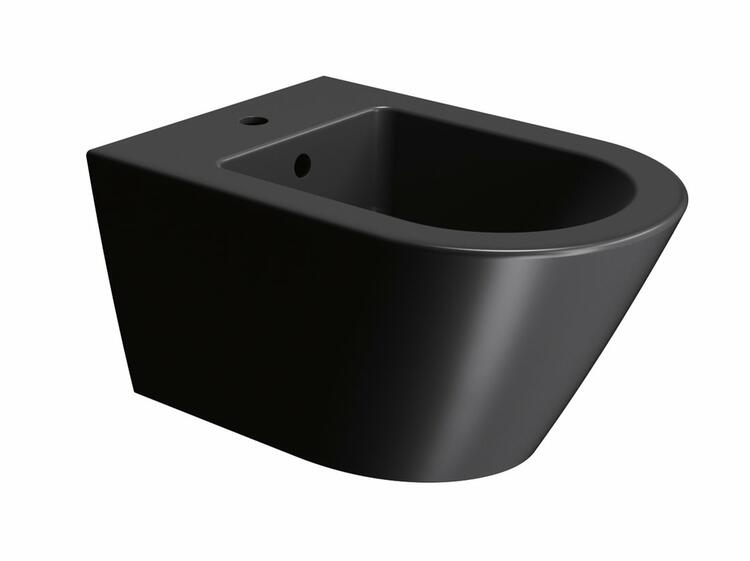 KUBE X bidet závěsný 36x55cm, černá mat