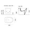 Bidet 37×52 cm bílá mat – GSI Modo 9862109