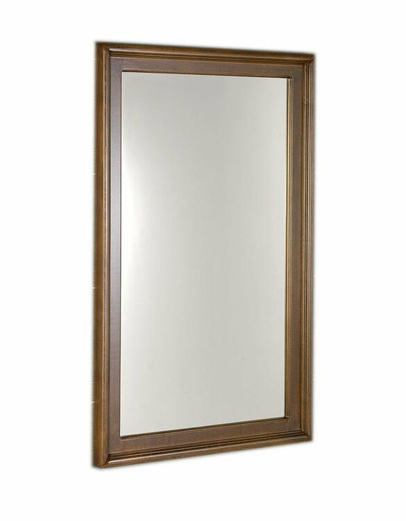 RETRO zrcadlo v dřevěném rámu 70x115cm, buk