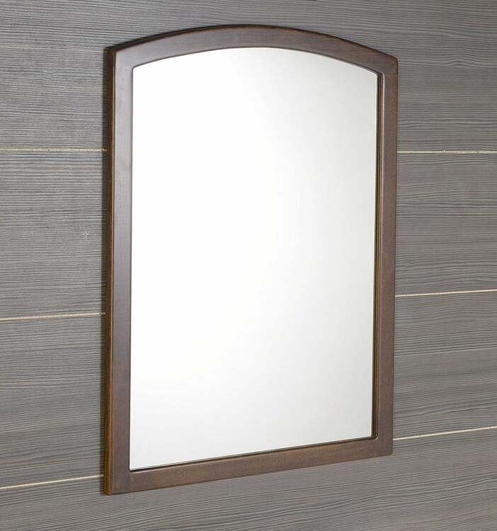 RETRO zrcadlo v dřevěném rámu 65x91cm, buk