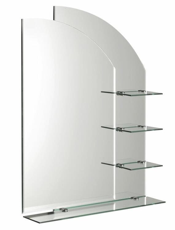 WEGA zrcadlo s poličkami 65x90cm