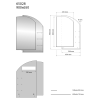WEGA zrcadlo s poličkami 65x90cm