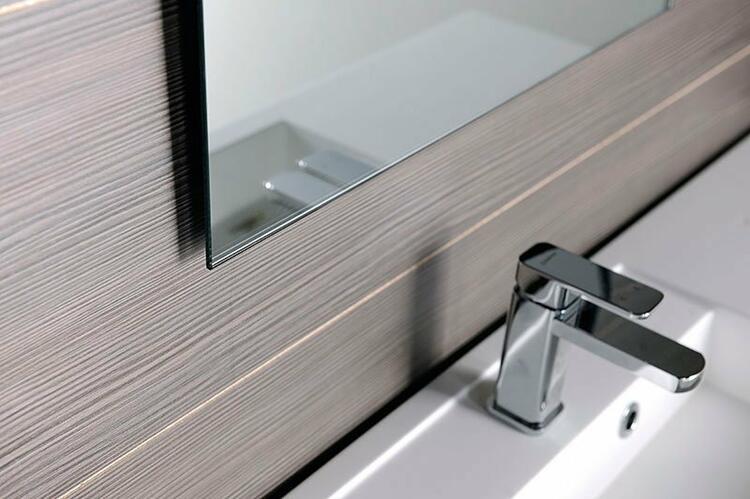 SECA zrcadlo s broušenou hranou 50x70cm, CU free