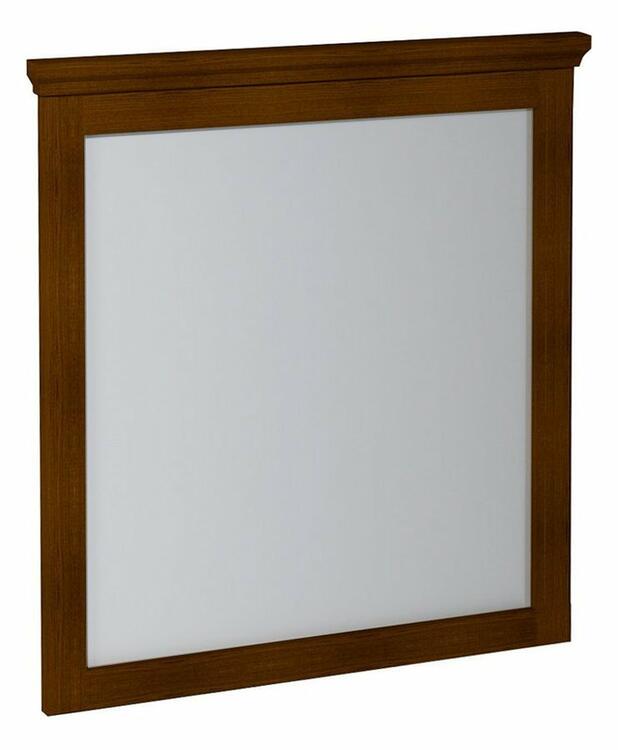 CROSS zrcadlo v dřevěném rámu 700x800mm, mahagon