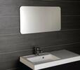 ISHAPE zrcadlo s broušenou hranou 100x50cm, zakulacené rohy, CU free