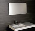 ISHAPE zrcadlo s broušenou hranou 120x60cm, zakulacené rohy, CU free