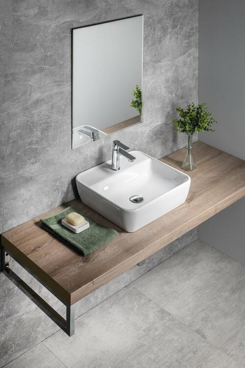 ACCORD zrcadlo s fazetou 50x70cm, CU free