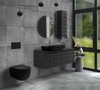 Interiérová dlažba imitace betonu Bona Dea Dark Grey 60x60 cm matný povrch 1. jakost