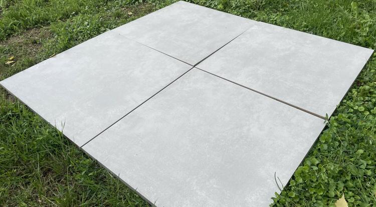 2cm dlažba na terasu imitace betonu Cement Bone 60x60x2 cm 1. jakost