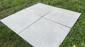 2cm dlažba na terasu imitace betonu Cement Bone 60x60x2 cm 1. jakost | Více - 