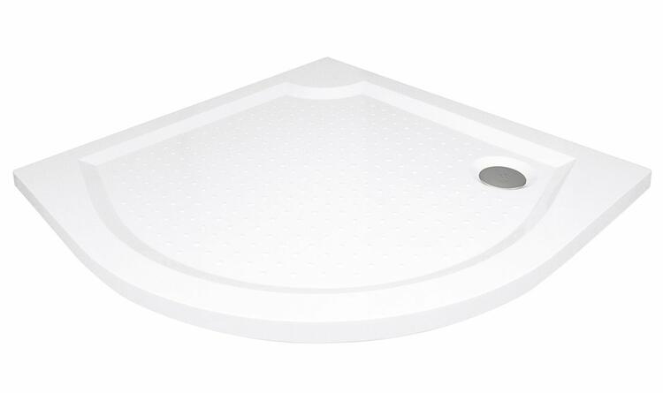 Čtvrtkruhová sprchová vanička z litého mramoru 90 cm – Gelco Viva90 R550 GV559