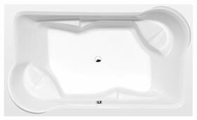 DUO obdélníková vana s konstrukcí 200x120x45cm, bílá | Více - 