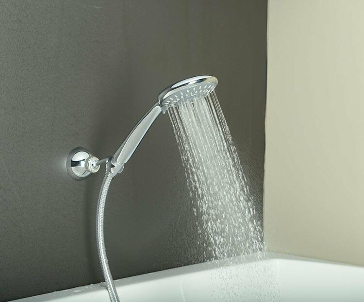 Ruční masážní sprcha, 5 režimů sprchování, průměr 110mm, ABS/chrom