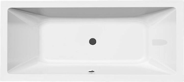 Obdélníková vana 180×80 cm bílá – Aqualine Nisa A1880