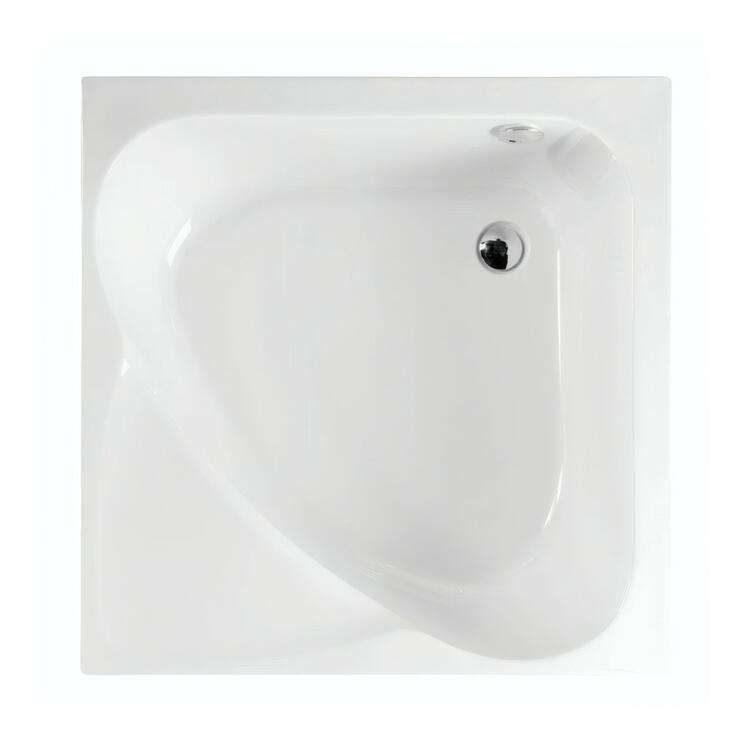 Čtvercová sprchová vanička 90 cm – Polysan Carmen 29611