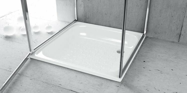 Čtvercová sprchová vanička 80 cm bílá – Smavit PD80X80
