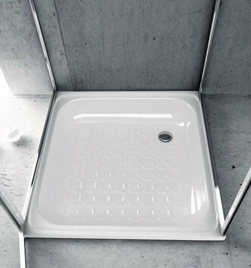 Čtvercová sprchová vanička 80 cm bílá – Smavit PD80X80