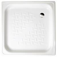 Smaltovaná sprchová vanička, čtverec 80x80x16cm, bílá | Více - 