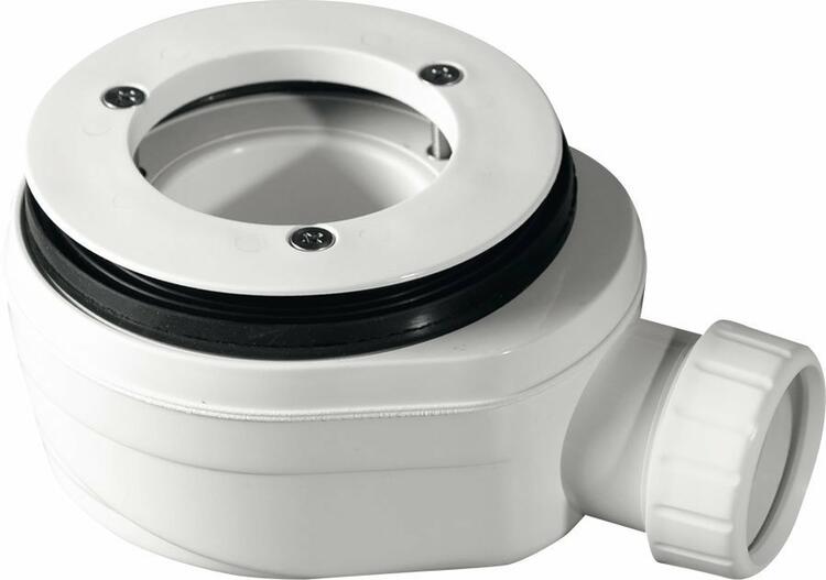 GELCO vaničkový sifon, průměr 90mm, DN40, nízký, pro vaničky s krytem