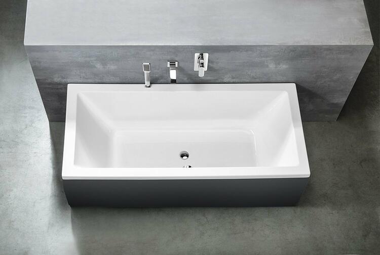 Obdélníková vana 180×70 cm bílá – Aqualine Nisa A1870
