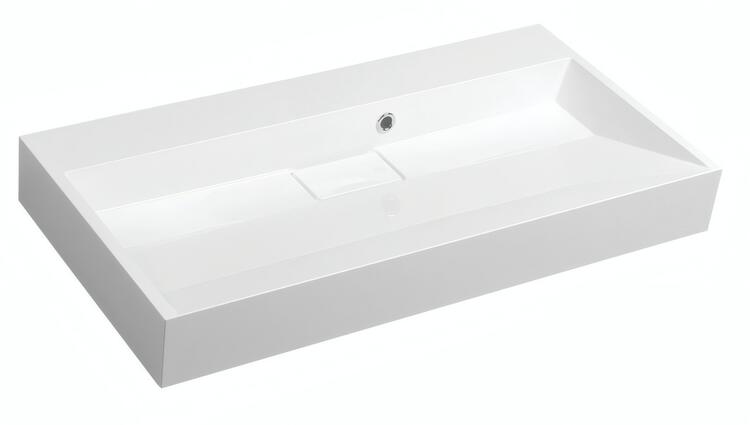 Umyvadlo 90×46 cm bílá - Sapho AMUR 55032-0
