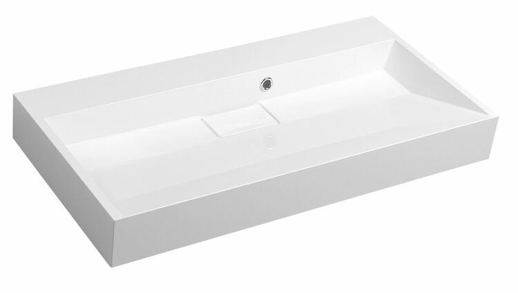 Umyvadlo 90×46 cm bílá - Sapho AMUR 55032-0