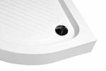 Čtvrtkruhová sprchová vanička 80 cm – Aqualine BTTR80