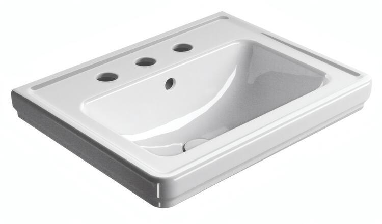 Keramické umyvadlo 60×46 cm bílá – GSI CLASSIC 8731311