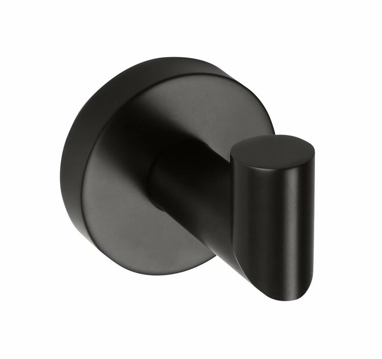 X-ROUND BLACK háček, černá mat