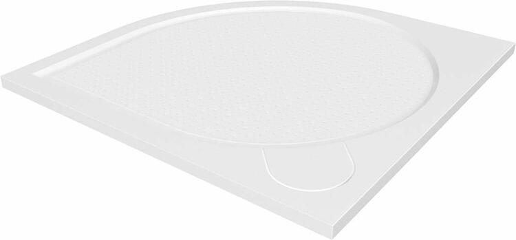 Čtvrtkruhová sprchová vanička z litého mramoru 80 cm – Gelco Arca R550 PA558