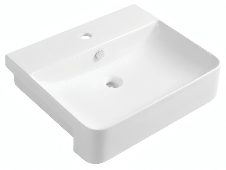 Keramické umyvadlo 59×49 cm bílá – Isvea SOTT AQUA 10SQ51058