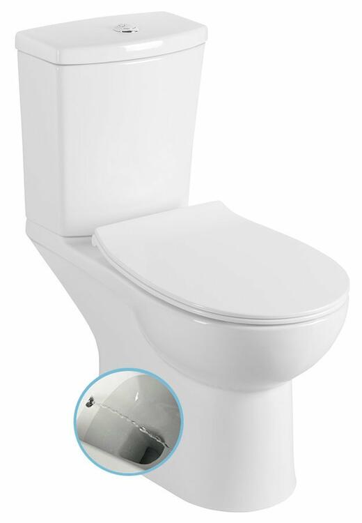 KAIRO CLEANWASH WC kombi s bidet. sprškou, zadní odpad, bílá