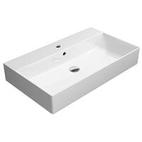 Keramické umyvadlo 80×47 cm bílá – GSI Kube X 9422111 | Více -