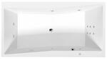 QUEST HYDRO hydromasážní vana, 180x100x49cm, bílá