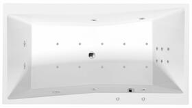QUEST HYDRO-AIR hydromasážní vana, 180x100x49cm, bílá | Více - 