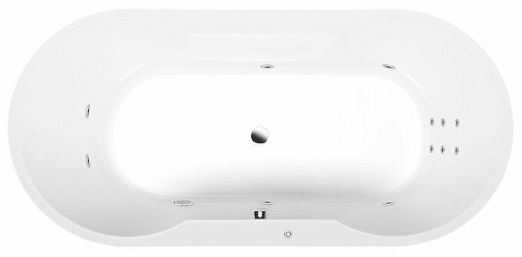 IO HYDRO hydromasážní vana, 180x85x49cm, bílá