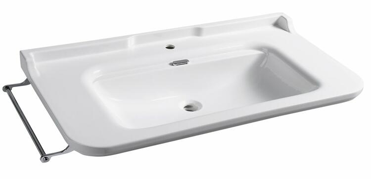 WALDORF keramické umyvadlo 120x55cm, bílá