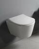 AVVA CLEANWASH závěsná WC mísa, Rimless, s bidetovou sprškou, 35,5x53cm, bílá