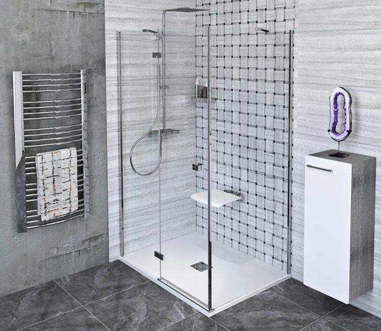 FORTIS obdélníkový sprchový kout 1500x800 mm, L varianta