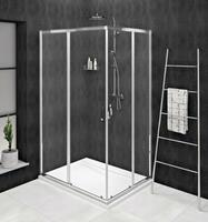 SIGMA SIMPLY obdélníkový sprchový kout 1000x900 mm, L/P varianta, rohový vstup, čiré sklo | Více - 