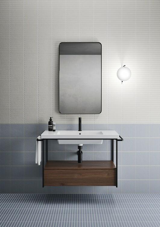 Keramické umyvadlo 100×50 cm bílá – GSI NORM 8633111