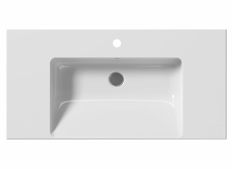 Keramické umyvadlo 100×50 cm bílá – GSI NORM 8633111
