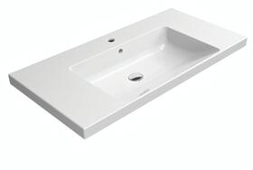 Keramické umyvadlo 100×50 cm bílá – GSI NORM 8633111 | Více - 