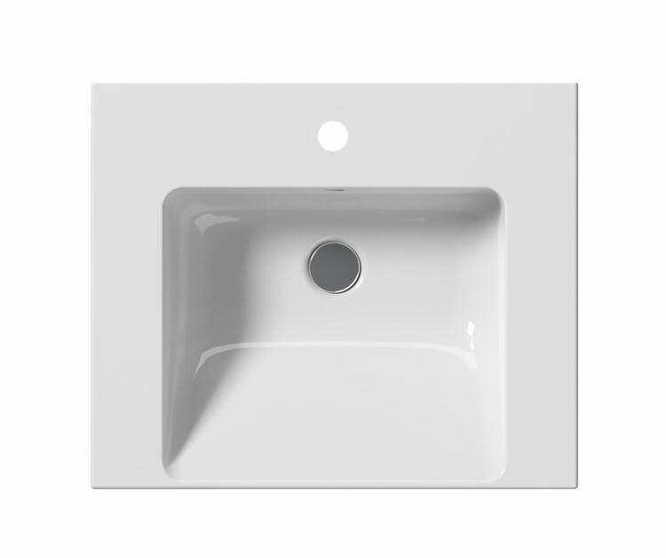 Keramické umyvadlo 60×50 cm bílá – GSI NORM 8635111