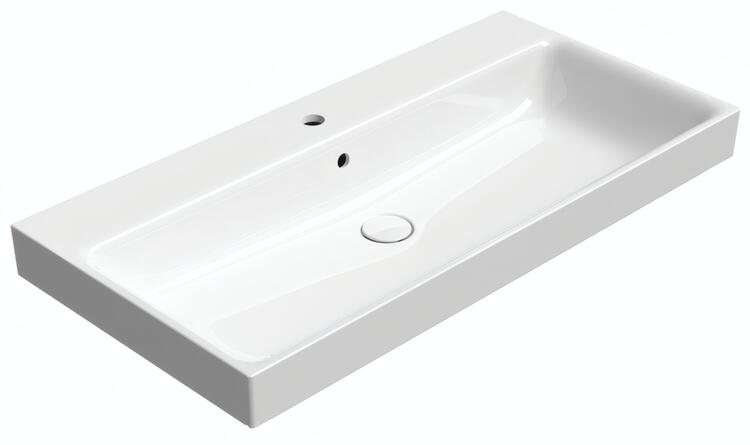 Keramické umyvadlo 100×50 cm bílá – GSI NUBES 9623111